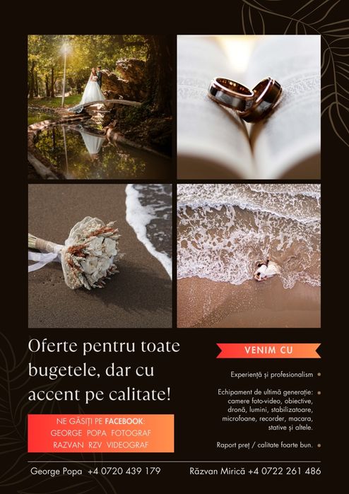 Servicii foto-video premium