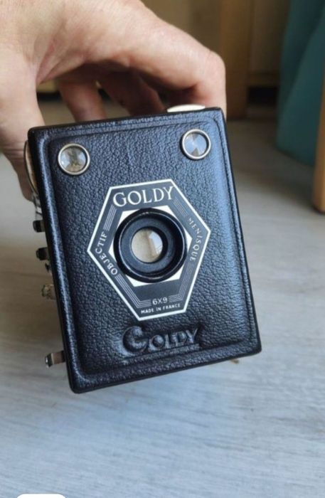 Aparat foto Goldy Objectif Menisque 6 x 9 120 Film-France Vintage 1947