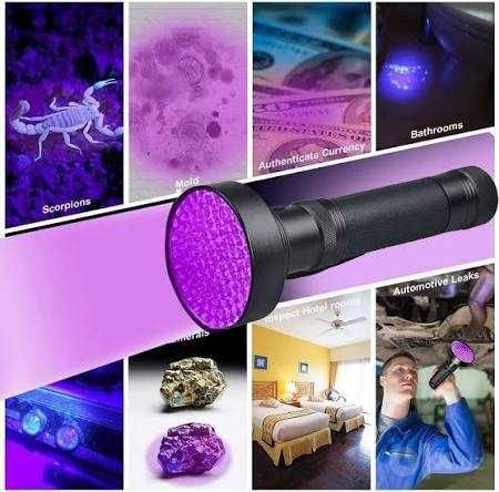 18W УФ фонарь ультрафиолет фонарик уф лампа вуда вуду uf UV ultrfialet