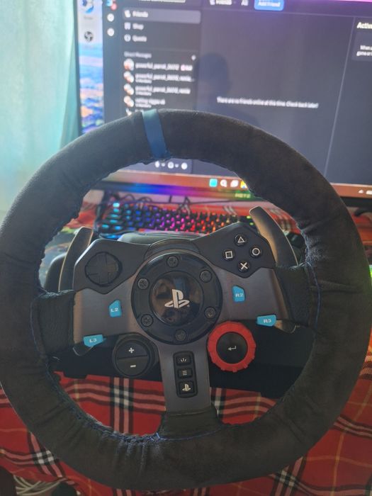 G29 + shifter + alcantara