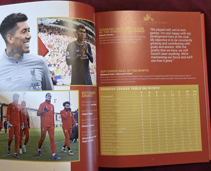 Champions 19/20. Liverpool FC Official Premier League Winners Book