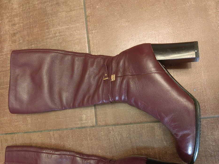 Дамски ботуши от естествена кожа