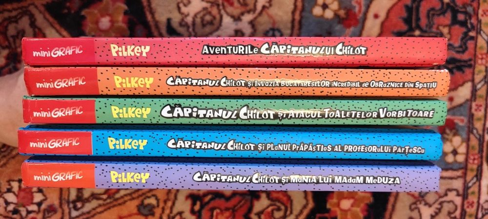 Căpitanul Chilot, Dav Pilkey, vol. 3 și 4