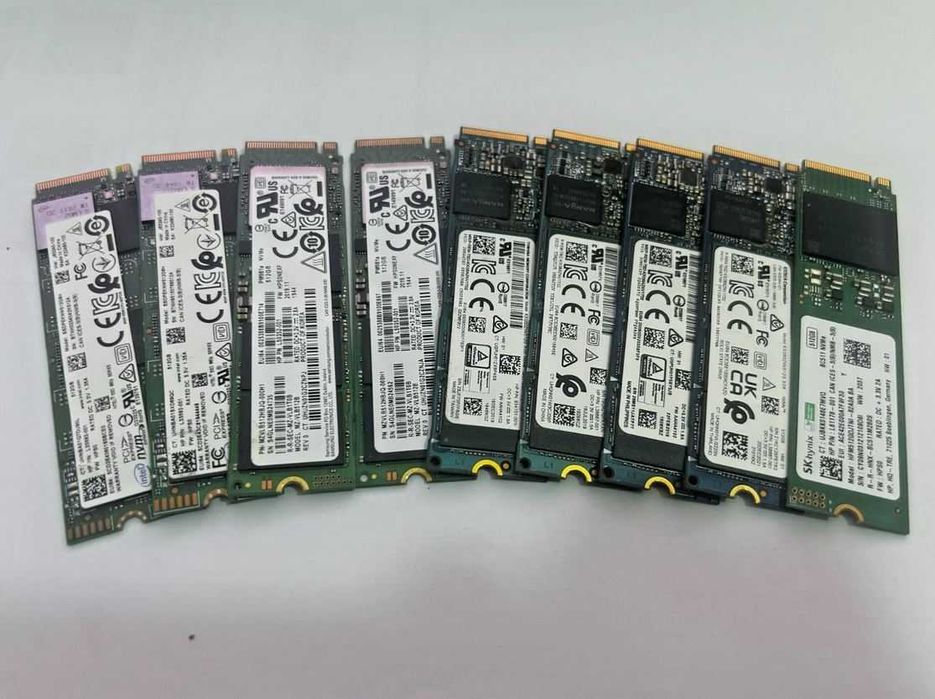 Solid State Drive (SSD) NVMe PCIe 512GB - нови - различни марки