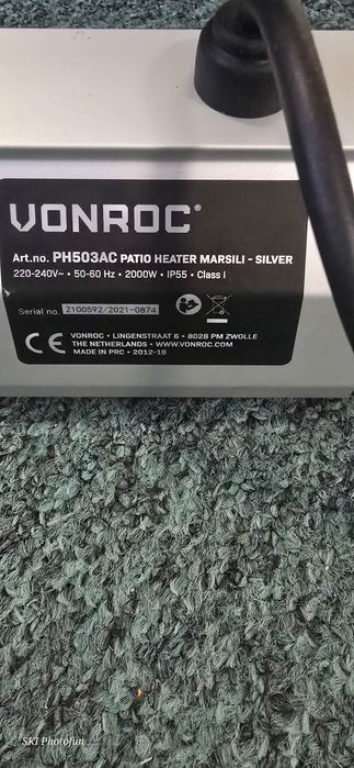 Vand incalzitor terasa de perete