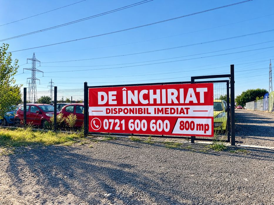 Teren de închiriat cu acces direct la strada sector 3