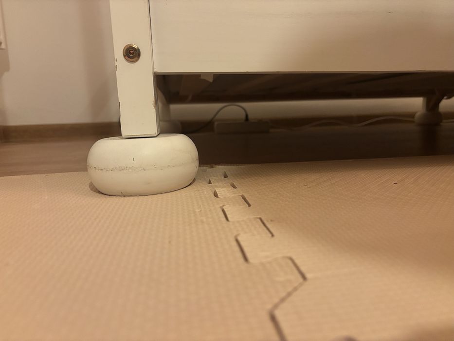 Pat Montessori alb 90x200