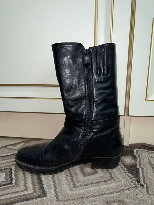 Сапоги женские из натуральной кожи