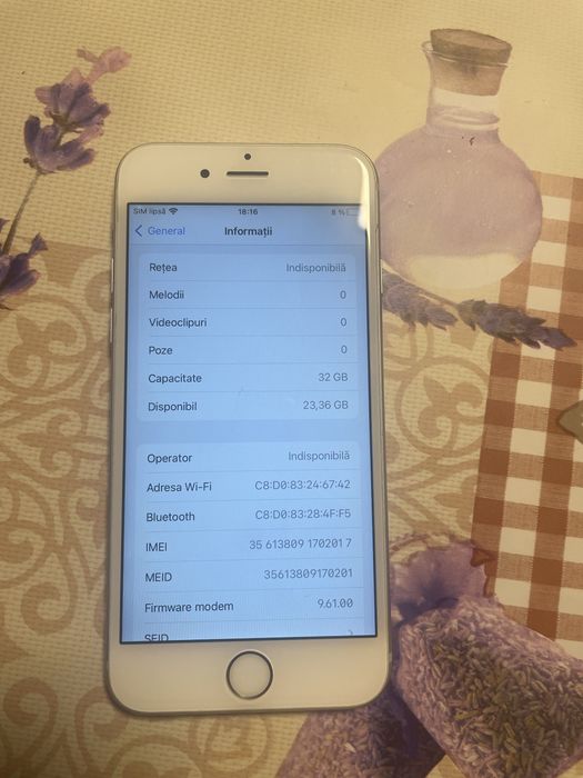 Vând iphone 6s impecabil,ca nou!
