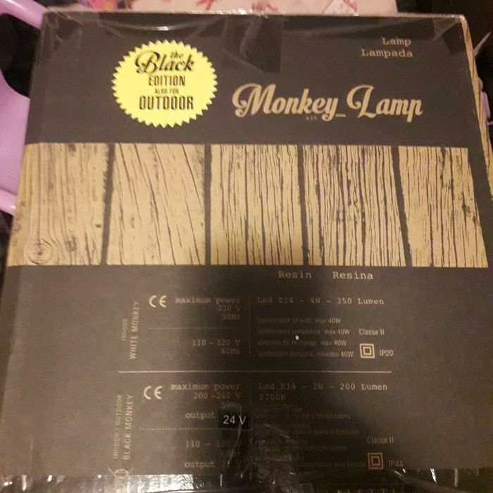 Vand lampa seletti de exterior forma de maimuta