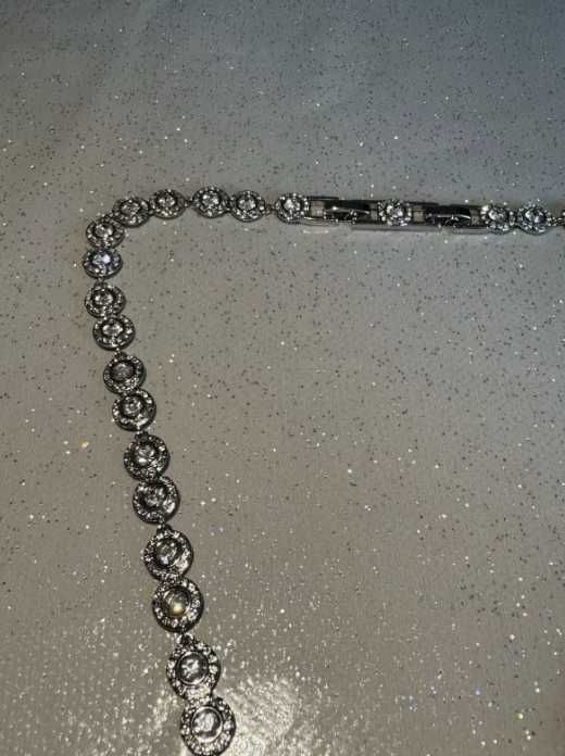 Colier Swarovski Angelic Argintiu - nou, în cutie