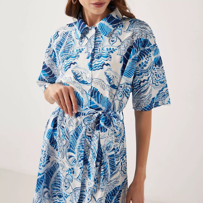 Rochie midi cu imprimeu