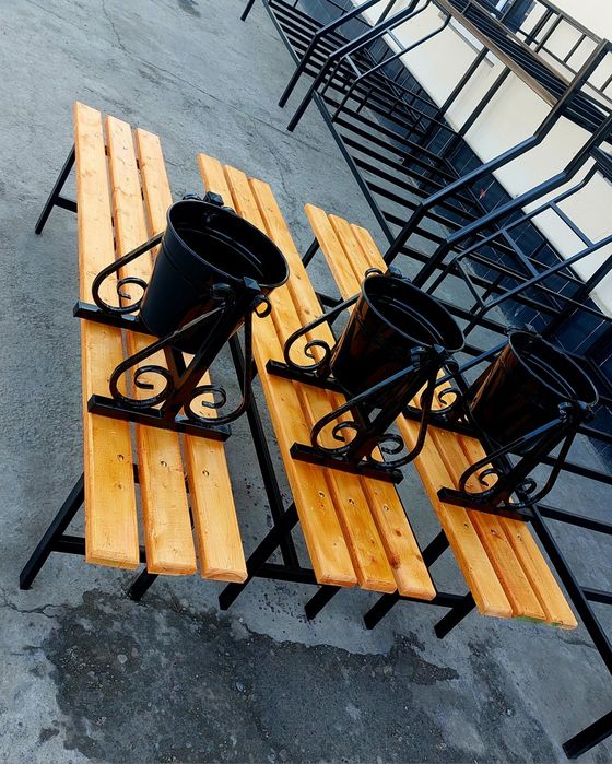 Скамейка без спинки лавка