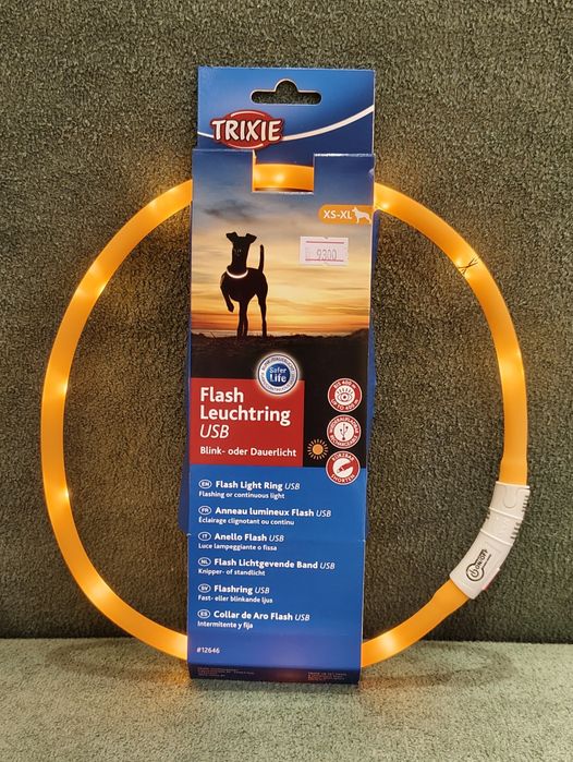 Светящийся ошейник для собак,ошейники