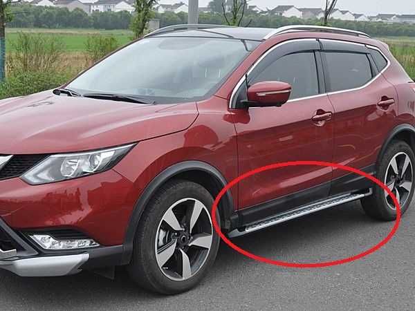 Пороги на Nissan Qashqai купить подножки в магазине обвесов