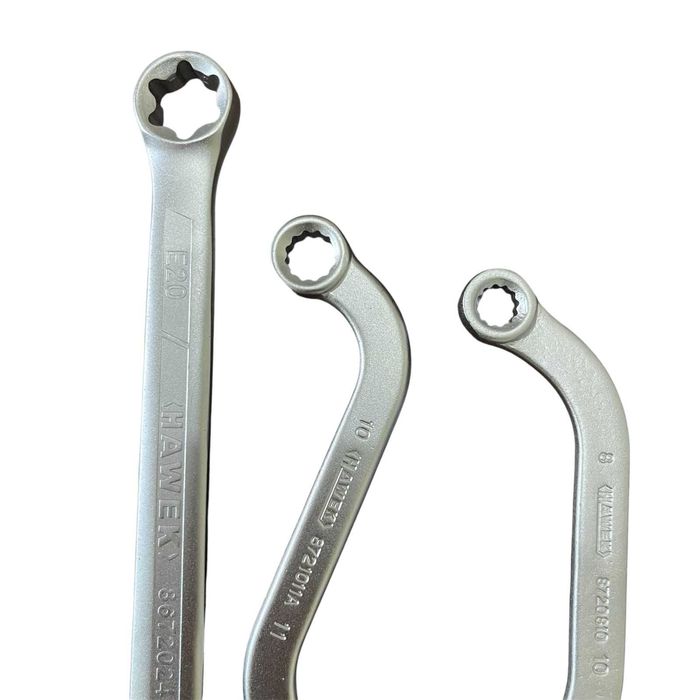 Комплект комбинирани ключове 14 части HAWEK