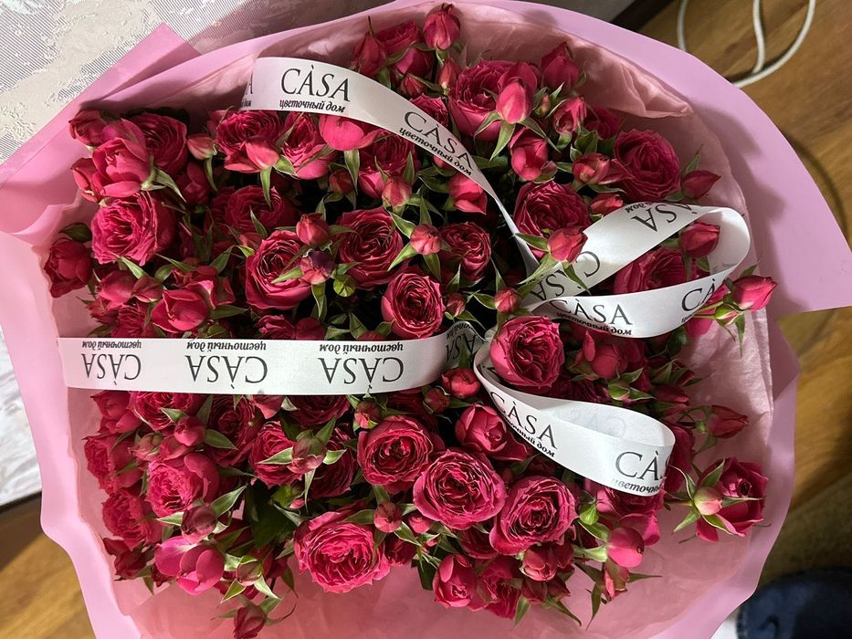 Цветы букет розы