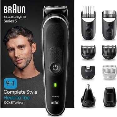 Trimmer Braun 9 in 1 Complete Style, Head to Toe, Fara Fir, Multigroom
