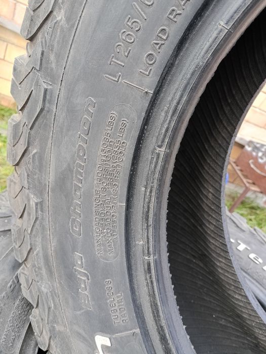 Продам резину BFGoodrich 265/65/R17