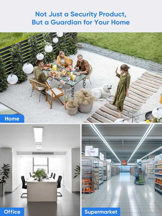 SANNCE 4K Безжични CCTV камери 2 броя за N98WHG 4K NVR, IP66