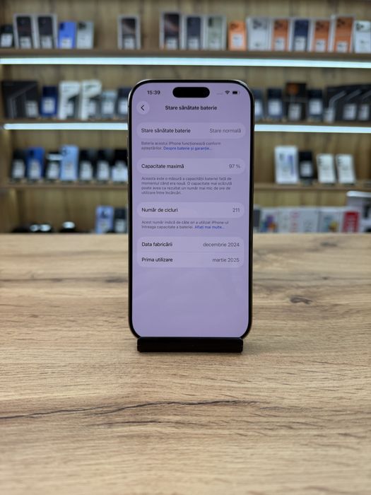 ‼️iPhone 16 Pro 128Gb Desert - Sanatate bat.97% - Garantie 12 luni