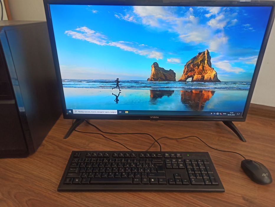 Компьютер DDR4 Core i3 6100 + tv Монитор 32