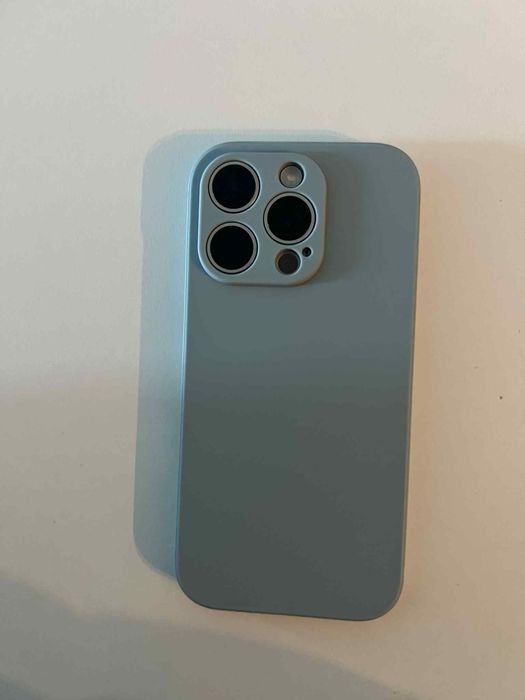 Силиконов гръб + стъклен протектор за телефон Iphone 16 Pro