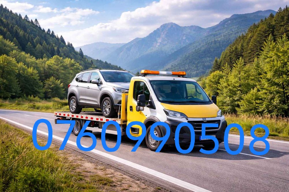 Tractări/ platforma auto/ transport autostrada a3