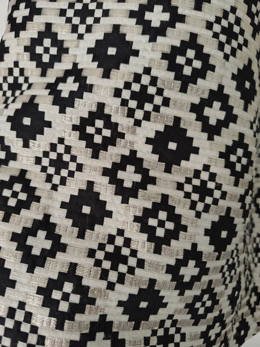 Rochie Reserved mărimea 36 – elegantă, imprimeu geometric alb-negru