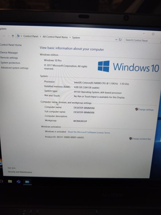 продавам лап топ ALLVIEW / LENOVO  15.6 инча