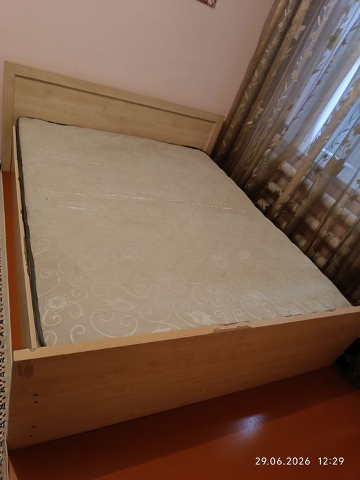 Спальный төсек шифонерімен