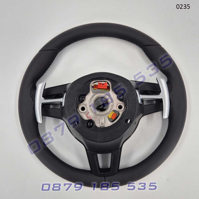 Спортен черен волан Porsche 911 718 Panamera Macan Cayenne Порше кайен