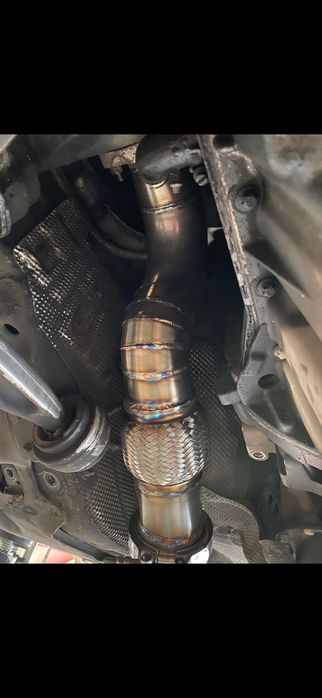 Downpipe 76мм BMW e46 3.0D