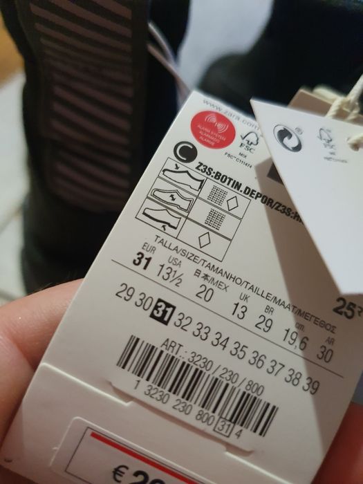 Детски обувки Zara 31 номер.Нови