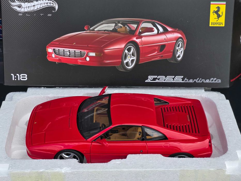 Macheta Auto 1/18 Hotwheels Elite Ferrari F355 Berlinetta