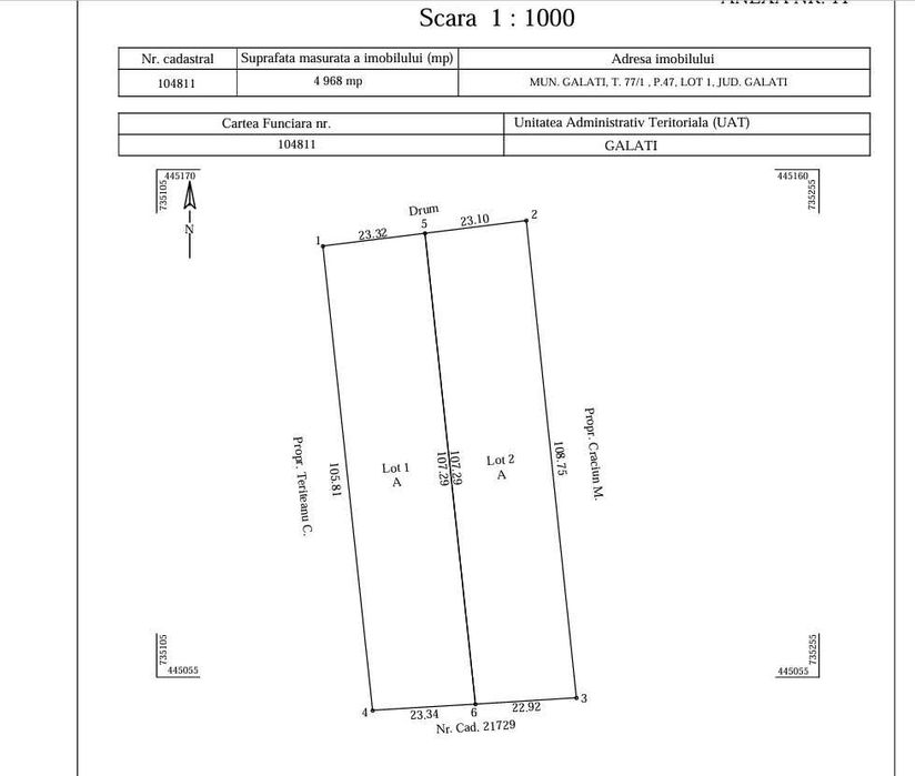 Loturi de Teren Galati Filesti Ieftin 15euro/mp