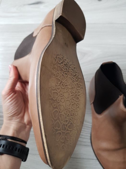 Vand Botine din piele moale Napo