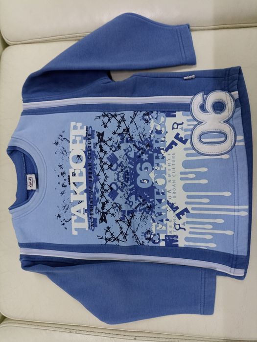 Рубашка-поло(11-12), свитшот (4-5)