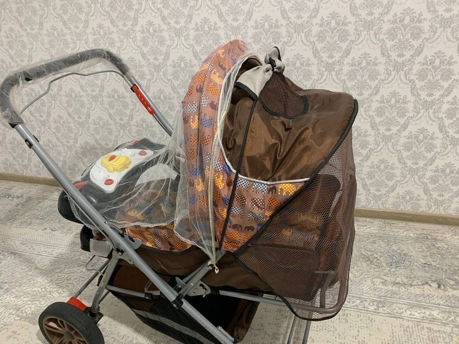 Детский зимний летний коляска сатылады