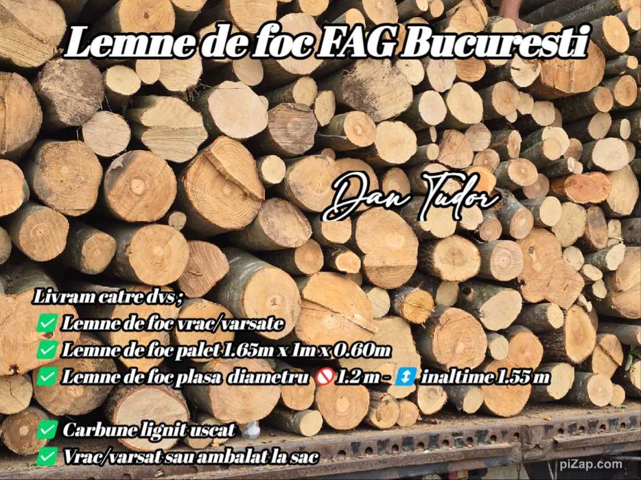 Depozit lemne de foc autorizat , cu lemne de foc de calitate 10%