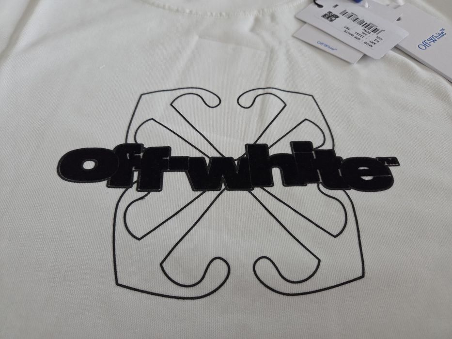 Tricou alb Off-White