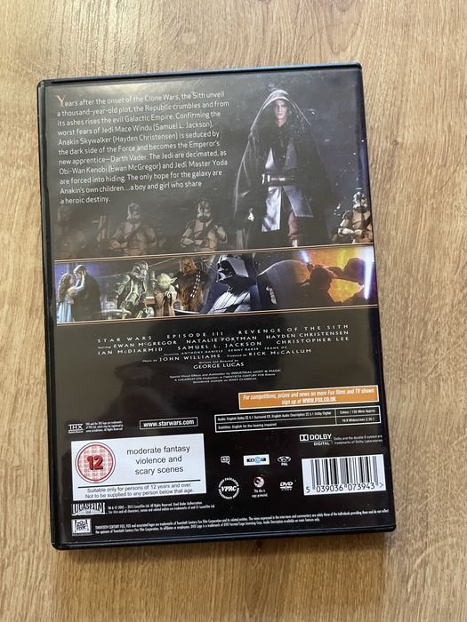 Междузвездни войни епизод 3 dvd