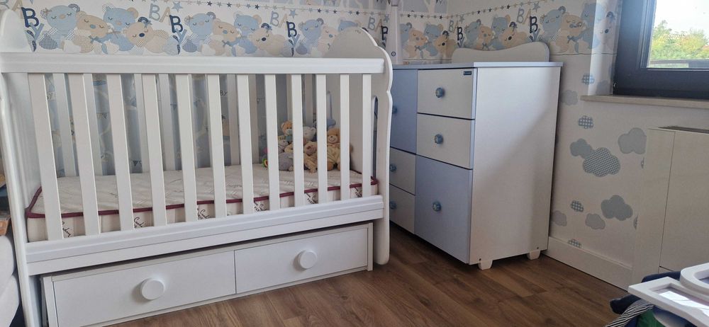 Бебешко/Детско легло дървено/МДФ