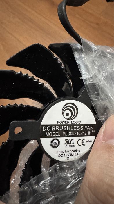 Ventilator placa video RX 580