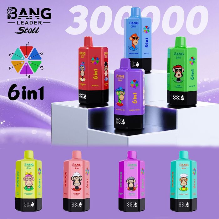 Vape 300k puffs, 6 in 1