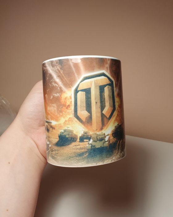 Кружка с принтом "World of tanks"