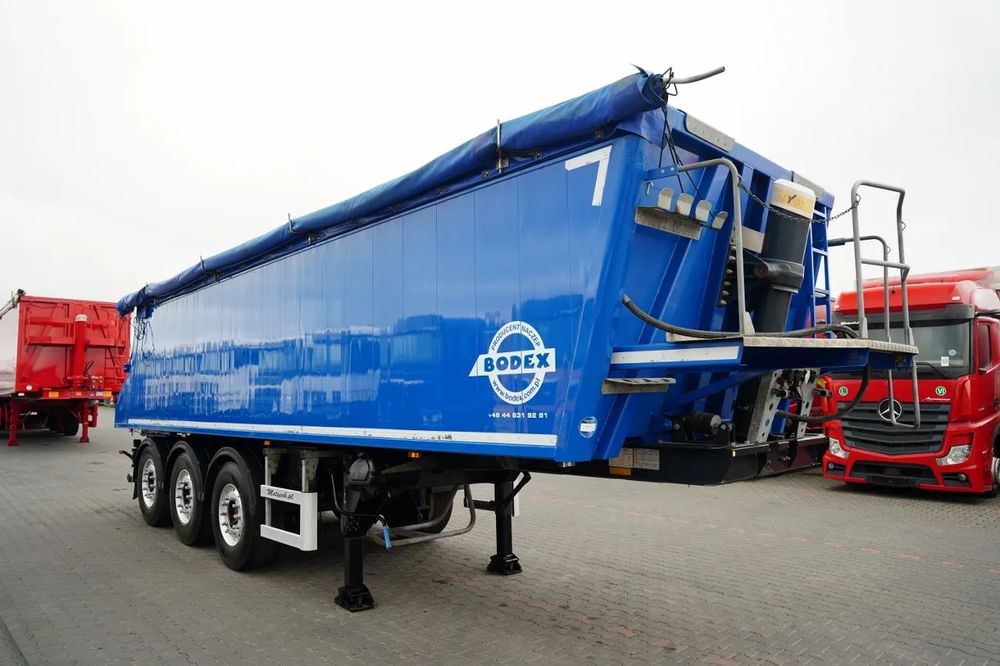Bodex BASCULĂ  31 m3 / ALUMINIU / AXĂ RIDICATĂ / SAF / JANTE DIN ALIAJ /