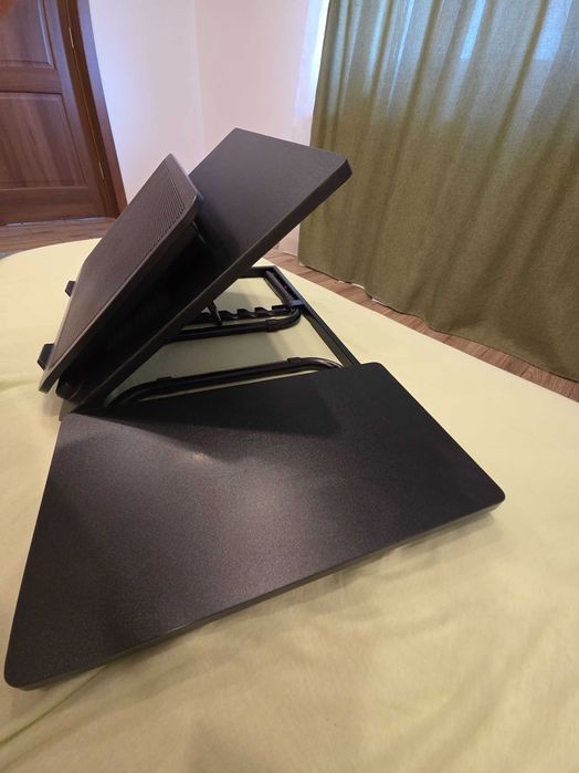 Pachet complet birou/școală: Laptop Lenovo IdeaPad 15" i3 + Măsuță pat + Cooler + Mouse Cadou