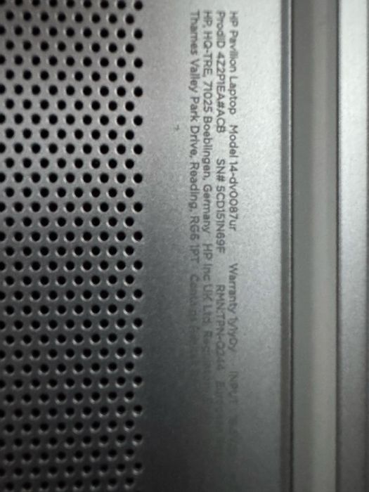Продам ноутбук HP pavilion