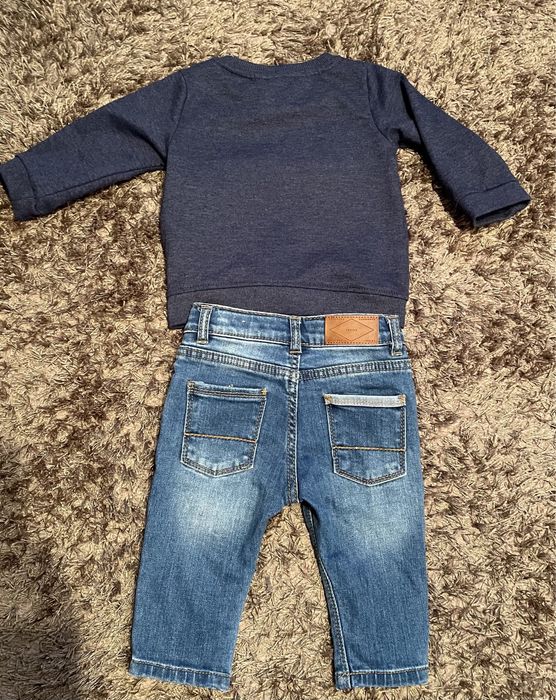 Zara baby Blugi Si Bluza 68 cm ca Noi Pret: 25 lei